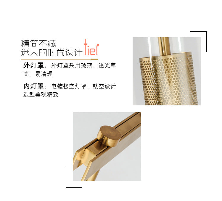 Wall Light - Vadim Wall Lamp Post-modern Gold Sconce E14 SW-36210579 - SWEET-LIGHTS