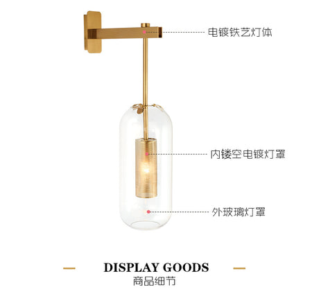 Wall Light - Vadim Wall Lamp Post-modern Gold Sconce E14 SW-36210579 - SWEET-LIGHTS