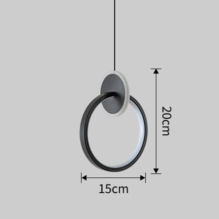 Pendant Light - Modern Room Decor Ring Lustres Luminaria SW-36210478 - SWEET-LIGHTS