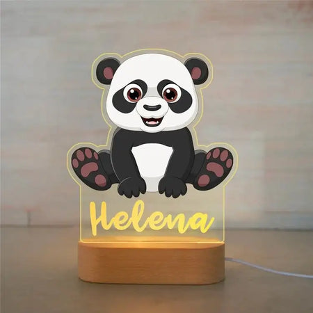 Children Lighting - Personalized Animal Night Light Custom Name Acrylic Lamp for Kids Bedroom SW-36210346 - SWEET-LIGHTS