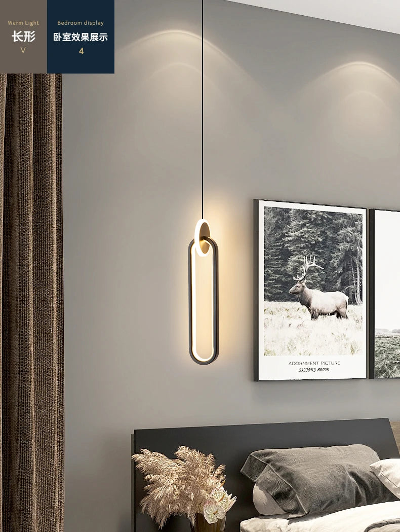 Pendant Light - Modern Room Decor Ring Lustres Luminaria SW-36210478 - SWEET-LIGHTS