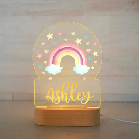 Children Lighting - Personalized Animal Night Light Custom Name Acrylic Lamp for Kids Bedroom SW-36210346 - SWEET-LIGHTS