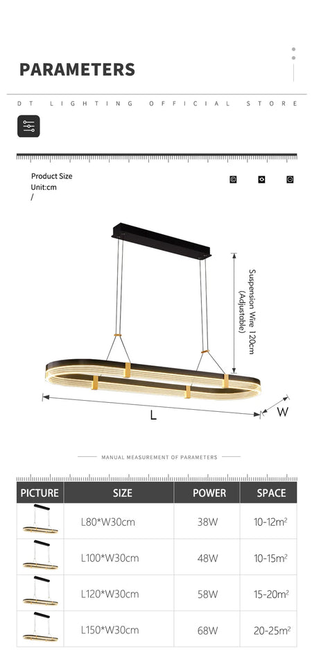 Pendant Light - Modern Minimalist Dining Room Chandelier SW-36210894 - SWEET-LIGHTS