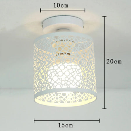 Ceiling Light - Modern Nordic Black Wrought Iron E27 LED For Kitchen Living Room Bedroom SW-36210578 - SWEET-LIGHTS