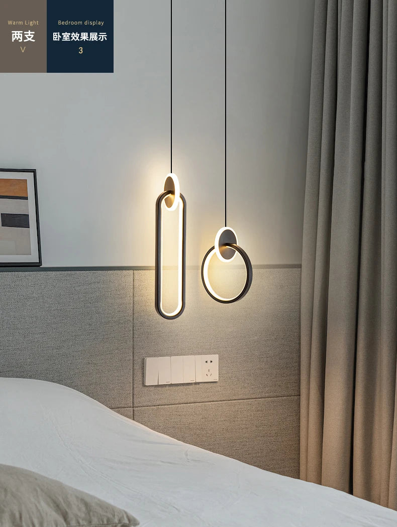 Pendant Light - Modern Room Decor Ring Lustres Luminaria SW-36210478 - SWEET-LIGHTS