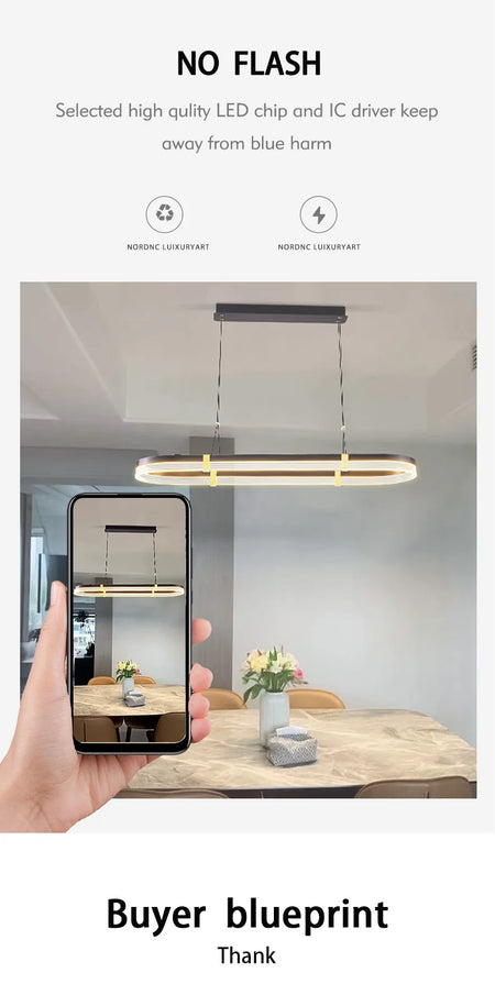 Pendant Light - Modern Minimalist Dining Room Chandelier SW-36210894 - SWEET-LIGHTS