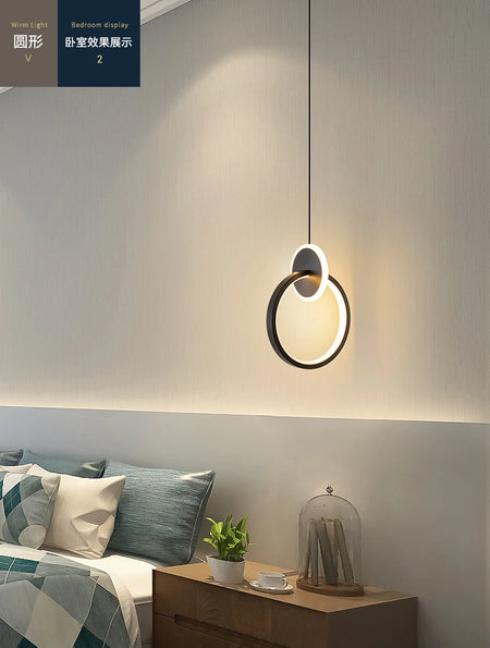 Pendant Light - Modern Room Decor Ring Lustres Luminaria SW-36210478 - SWEET-LIGHTS