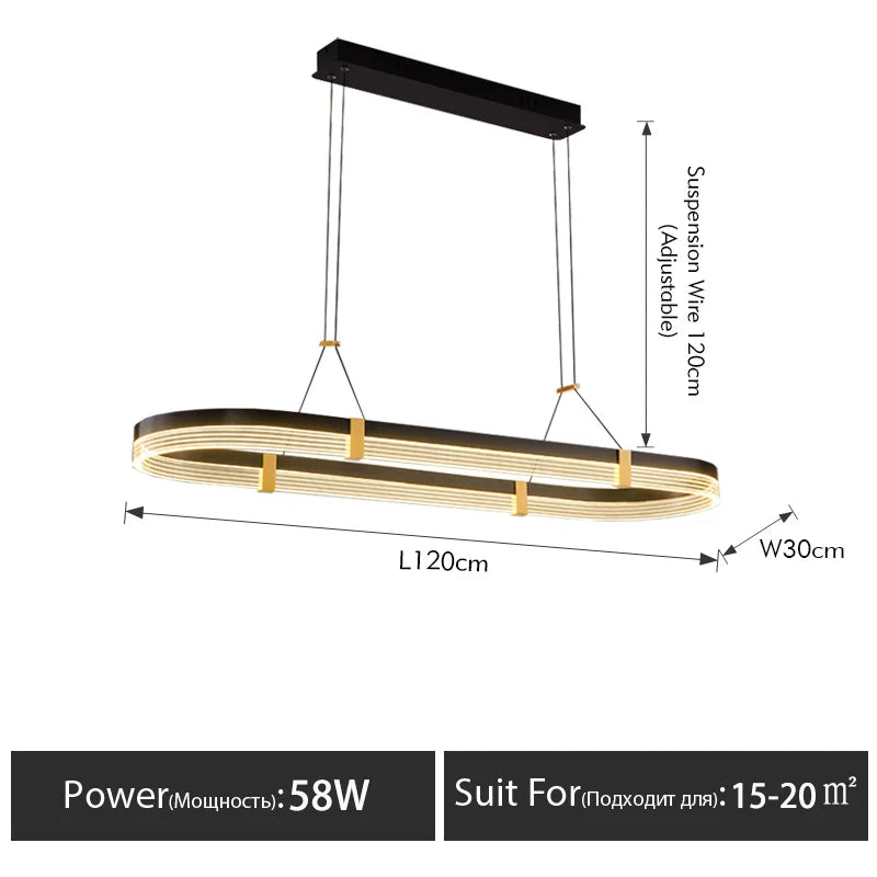 Pendant Light - Modern Minimalist Dining Room Chandelier SW-36210894 - SWEET-LIGHTS