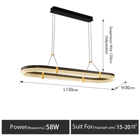 Pendant Light - Modern Minimalist Dining Room Chandelier SW-36210894 - SWEET-LIGHTS