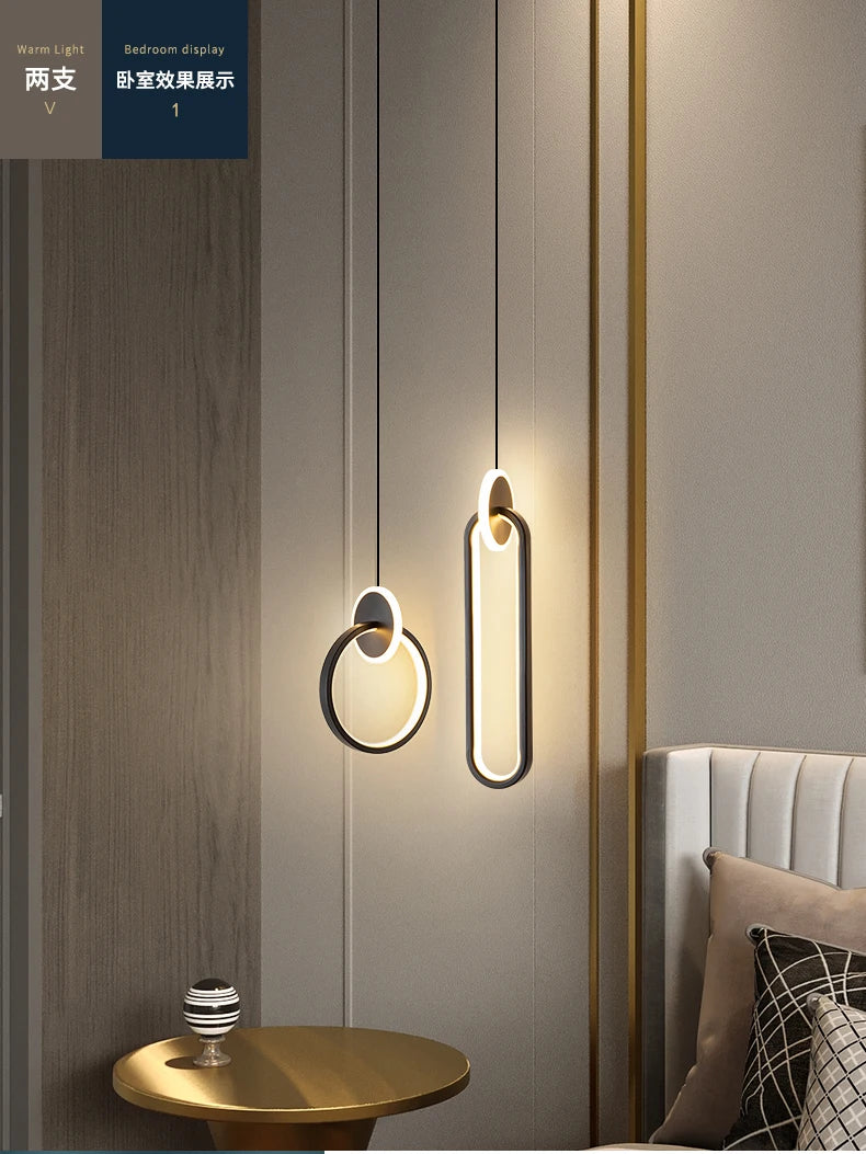 Pendant Light - Modern Room Decor Ring Lustres Luminaria SW-36210478 - SWEET-LIGHTS