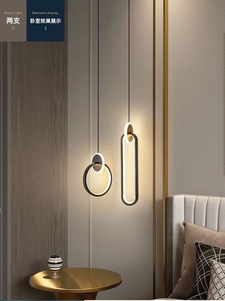 Pendant Light - Modern Room Decor Ring Lustres Luminaria SW-36210478 - SWEET-LIGHTS