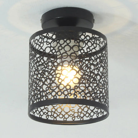 Ceiling Light - Modern Nordic Black Wrought Iron E27 LED For Kitchen Living Room Bedroom SW-36210578 - SWEET-LIGHTS