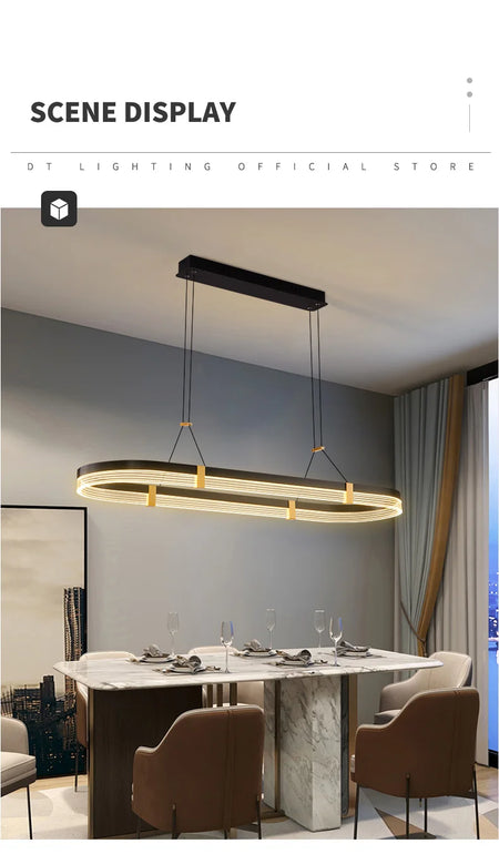 Pendant Light - Modern Minimalist Dining Room Chandelier SW-36210894 - SWEET-LIGHTS