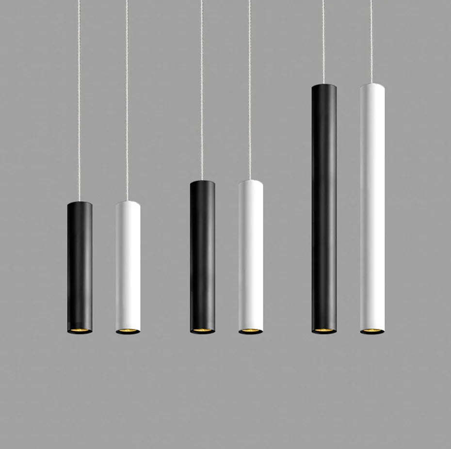 Pendant Light - LED Dimmable Long Tube Cylinder Lamp SW-36210345 - SWEET-LIGHTS