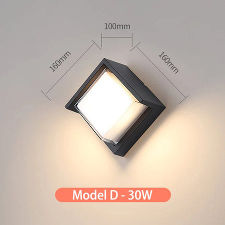 Outdoor Light - LED Motion Sensor Waterproof Wall Lamp IP65 SW-36210438 - SWEET-LIGHTS