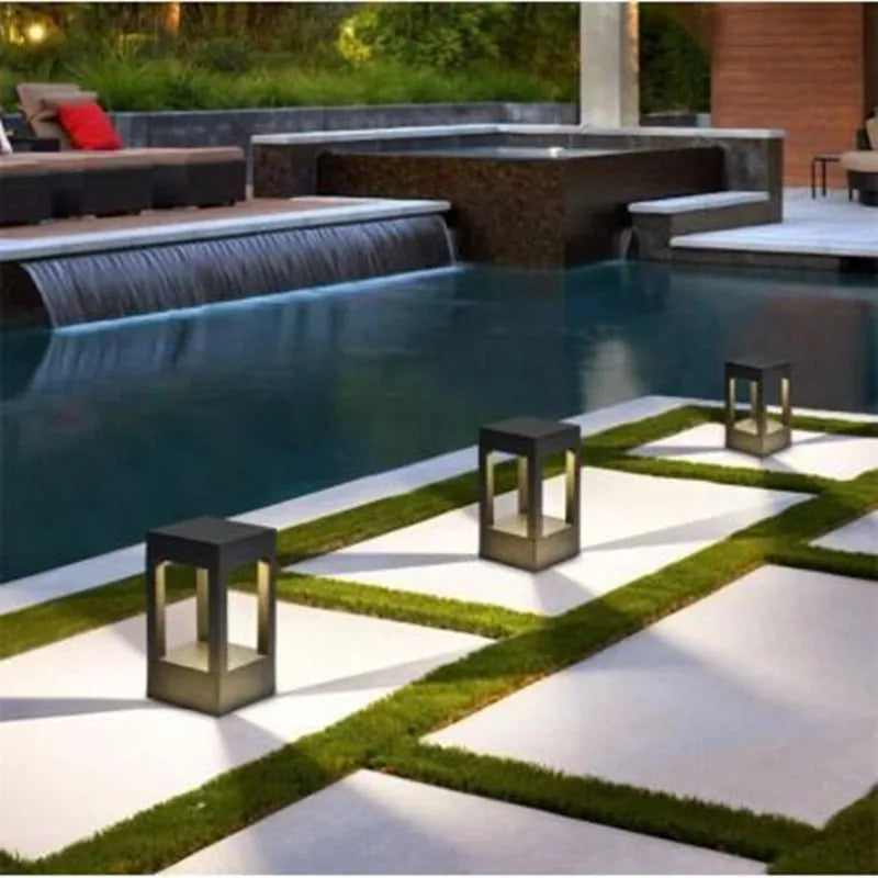 Outdoor Light - Waterproof LED Lawn Lamps 15W COB Square Aluminum SW-36210345 - SWEET-LIGHTS
