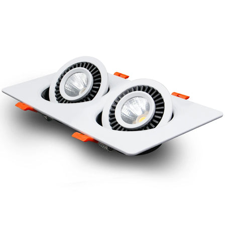 Spotlight - 360 Angle Rotatable LED COB Recessed Downlight 10W 14W 20W 24W Ceiling Spot Light AC 220V SW-36210345 - SWEET-LIGHTS