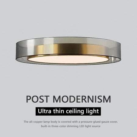 Ceiling Light - LED Ceiling Light All Copper Modern Round Design SW-36210347 - SWEET-LIGHTS
