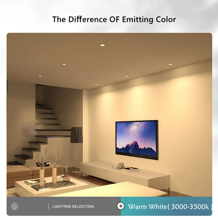 Spotlight - Anti Glare Led Downlight Dimmable Recessed Ceiling Light 7W 12W 15W AC85-265V SW-36214057 - SWEET-LIGHTS