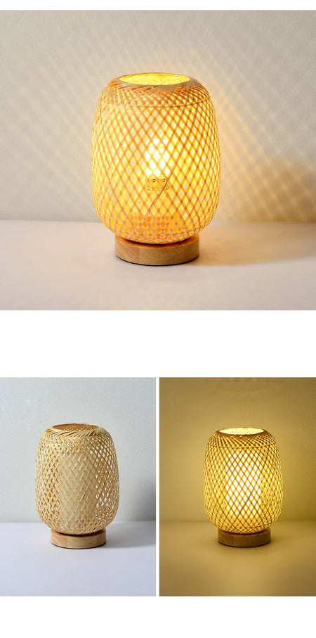 Table Lamp - Cute Hot Sell Handmade Bamboo Wooden Light Thailand Style For Hotel SW-36211324 - SWEET-LIGHTS
