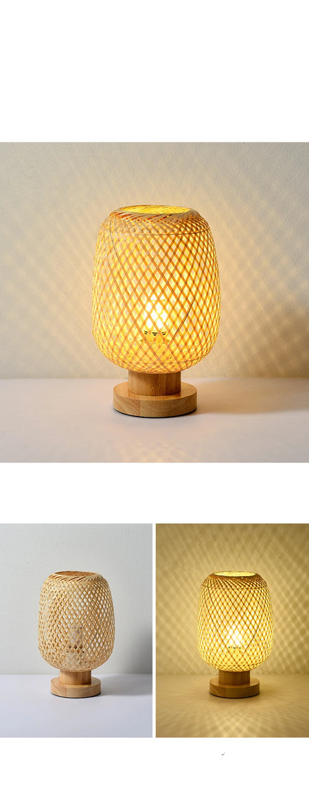 Table Lamp - Cute Hot Sell Handmade Bamboo Wooden Light Thailand Style For Hotel SW-36211324 - SWEET-LIGHTS