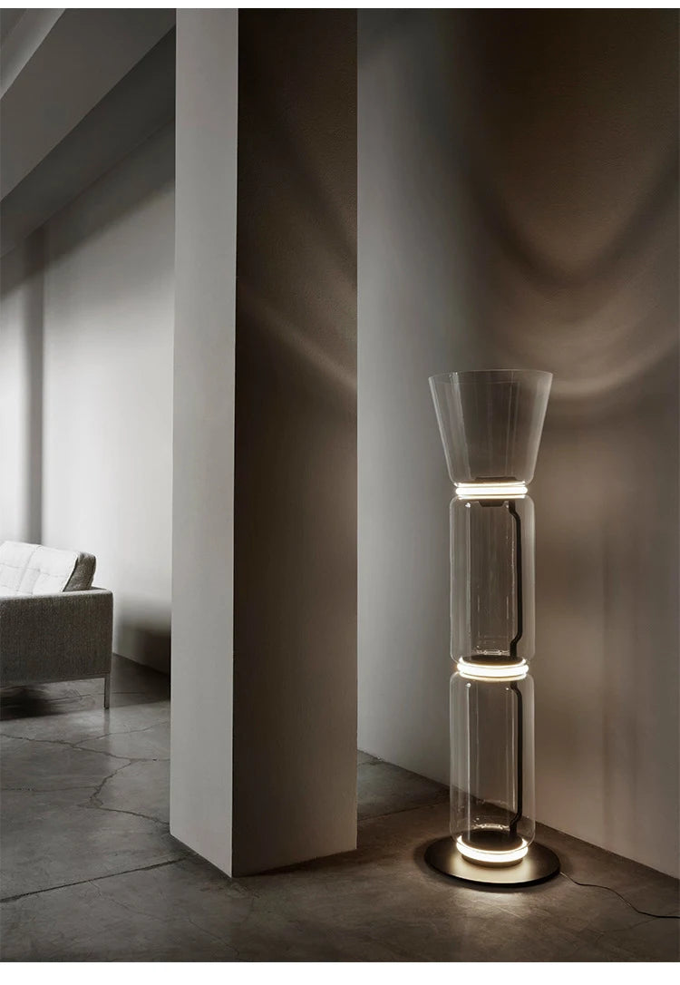 Floor Lamp - Nordic Minimalist Glass Shade LED Floor Lamp SW-36210346 - SWEET-LIGHTS