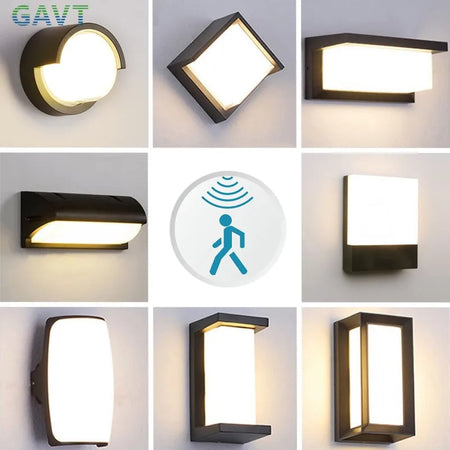 Outdoor Light - LED Motion Sensor Waterproof Wall Lamp SW-36210927 - SWEET-LIGHTS