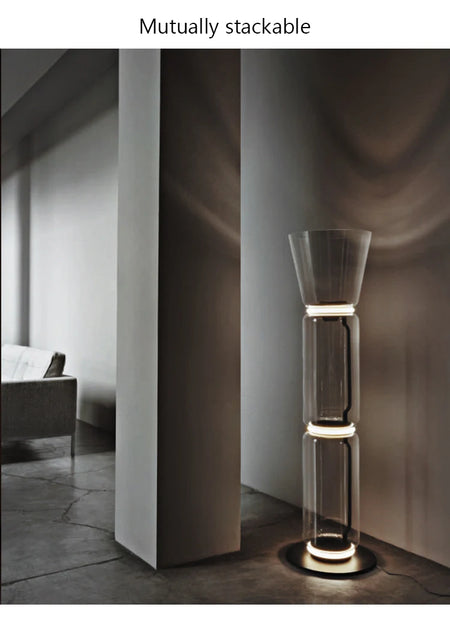 Floor Lamp - Nordic Minimalist Glass Shade LED Floor Lamp SW-36210346 - SWEET-LIGHTS