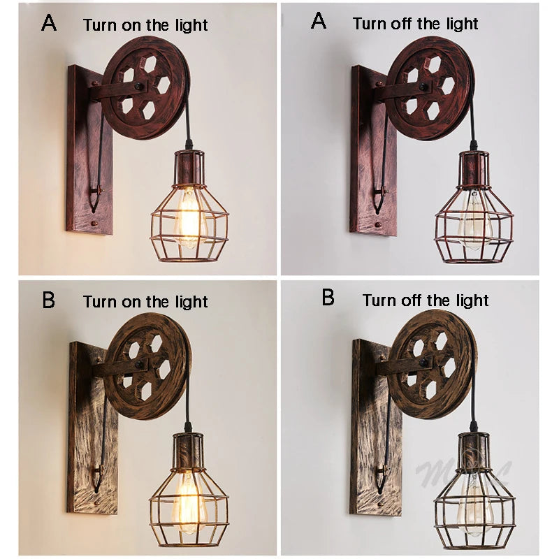 Wall Light - Vintage Wall Lamps LED Sconces Retro Industrial SW-36210345 - SWEET-LIGHTS