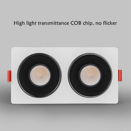 Spotlight - Anti Glare Led Downlight Dimmable Recessed Ceiling Light 7W 12W 15W AC85-265V SW-36214057 - SWEET-LIGHTS