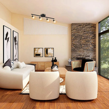 Spotlight - 4/6 Head LED Ceiling Light Rotatable 360 Degrees GU10 Spotlight Living Room Lighting SW-36214567 - SWEET-LIGHTS