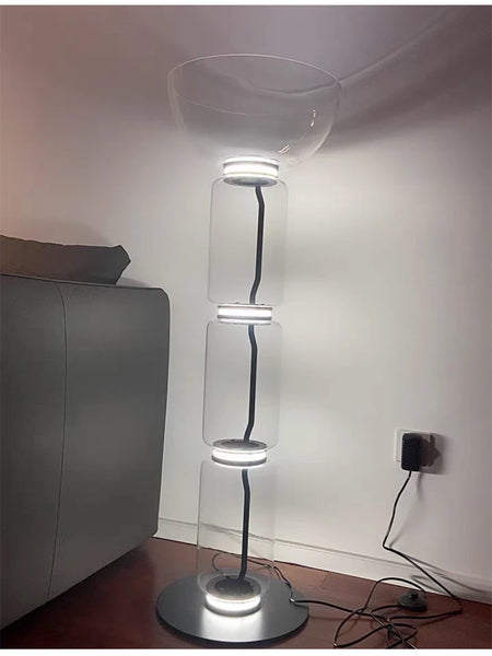 Floor Lamp - Nordic Minimalist Glass Shade LED Floor Lamp SW-36210346 - SWEET-LIGHTS