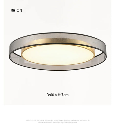 Ceiling Light - LED Ceiling Light All Copper Modern Round Design SW-36210347 - SWEET-LIGHTS