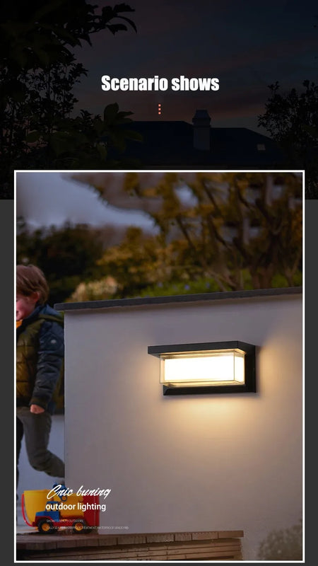 Outdoor Light - LED Motion Sensor Waterproof Wall Lamp IP65 SW-36210438 - SWEET-LIGHTS