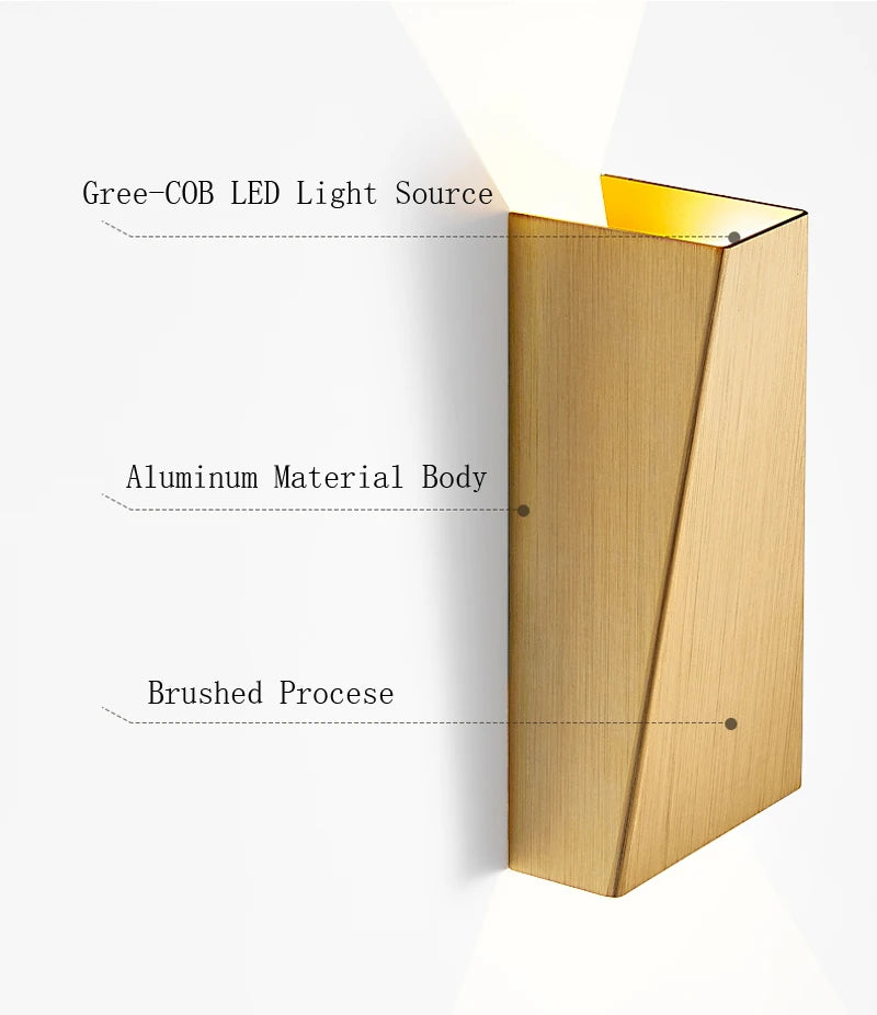 Wall Light - Modern Minimalist Gold Wall Sconce Fixture SW-36210789 - SWEET-LIGHTS