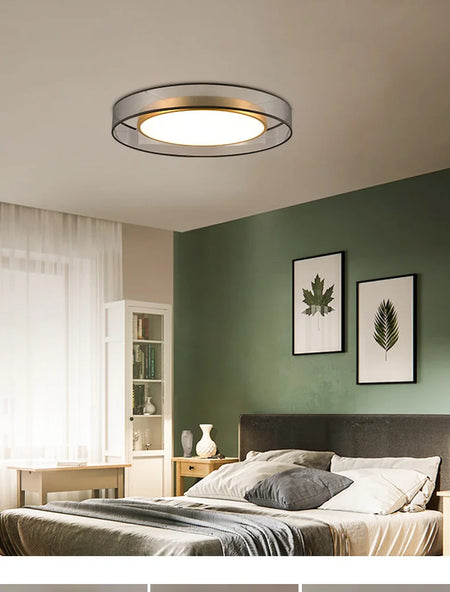 Ceiling Light - LED Ceiling Light All Copper Modern Round Design SW-36210347 - SWEET-LIGHTS