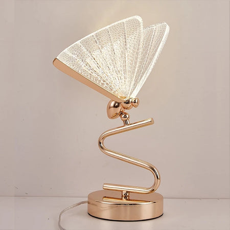 Table Lamp - Butterfly Lampshade Nordic Bedside Lamp Gold SW-36210456 - SWEET-LIGHTS