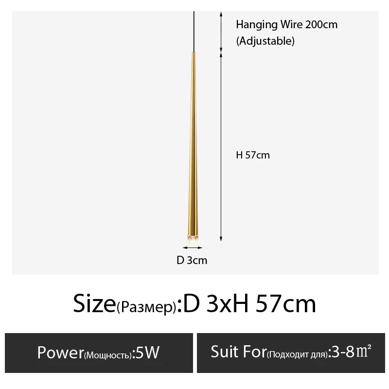 Pendant Light - Bedroom Bedside Chandelier Light Luxury Post-Modern Minimalist Nordic Small Chandelier SW-36210789 - SWEET-LIGHTS