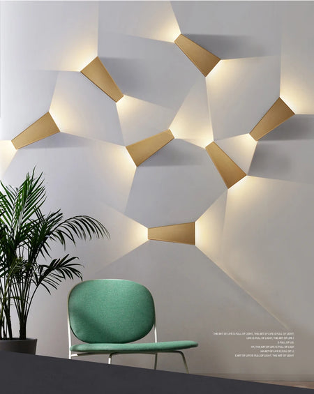 Wall Light - Modern Minimalist Gold Wall Sconce Fixture SW-36210789 - SWEET-LIGHTS