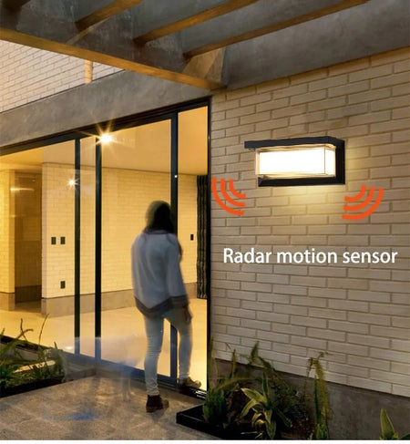 Outdoor Light - LED Motion Sensor Waterproof Wall Lamp IP65 SW-36210438 - SWEET-LIGHTS