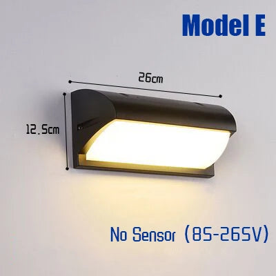 Outdoor Light - LED Motion Sensor Waterproof Wall Lamp SW-36210927 - SWEET-LIGHTS