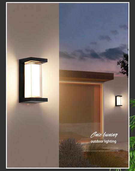 Outdoor Light - LED Motion Sensor Waterproof Wall Lamp IP65 SW-36210438 - SWEET-LIGHTS