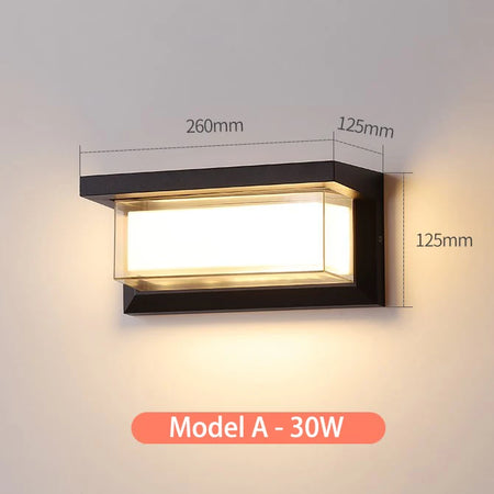 Outdoor Light - LED Motion Sensor Waterproof Wall Lamp IP65 SW-36210438 - SWEET-LIGHTS