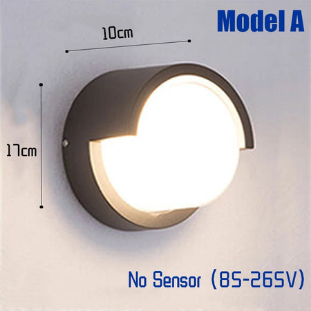Outdoor Light - LED Motion Sensor Waterproof Wall Lamp SW-36210927 - SWEET-LIGHTS