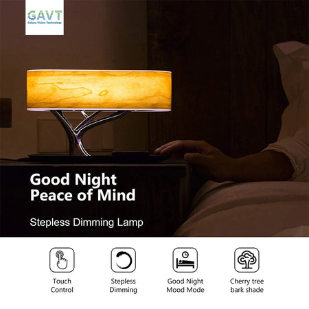 Table Lamp - Modern Led Table Lamp Dimmable Bluetooth Speaker Charger SW-36210034 - SWEET-LIGHTS