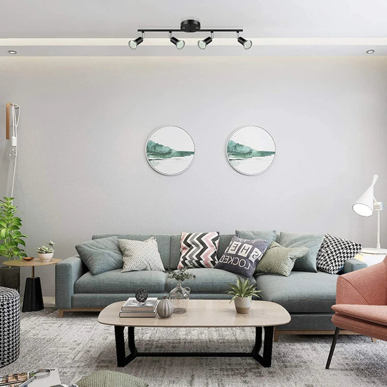 Spotlight - 4/6 Head LED Ceiling Light Rotatable 360 Degrees GU10 Spotlight Living Room Lighting SW-36214567 - SWEET-LIGHTS
