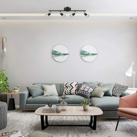 Spotlight - 4/6 Head LED Ceiling Light Rotatable 360 Degrees GU10 Spotlight Living Room Lighting SW-36214567 - SWEET-LIGHTS