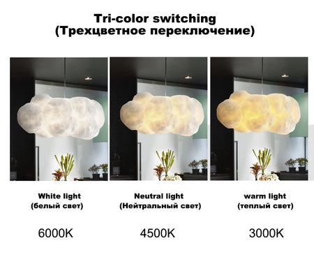 Pendant Light - Modern White Floating Cloud Pendant Light SW-36210324 - SWEET-LIGHTS