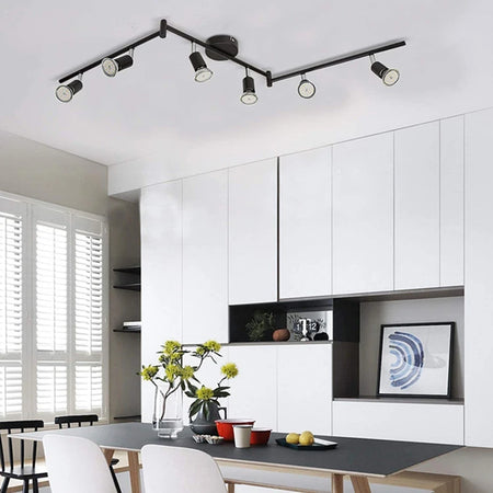 Spotlight - 4/6 Head LED Ceiling Light Rotatable 360 Degrees GU10 Spotlight Living Room Lighting SW-36214567 - SWEET-LIGHTS