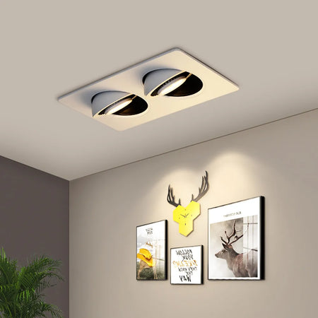 Spotlight - 360 Angle Rotatable LED COB Recessed Downlight 10W 14W 20W 24W Ceiling Spot Light AC 220V SW-36210345 - SWEET-LIGHTS